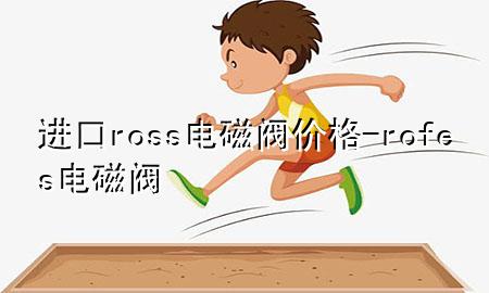 进口ross电磁阀价格-rofes电磁阀